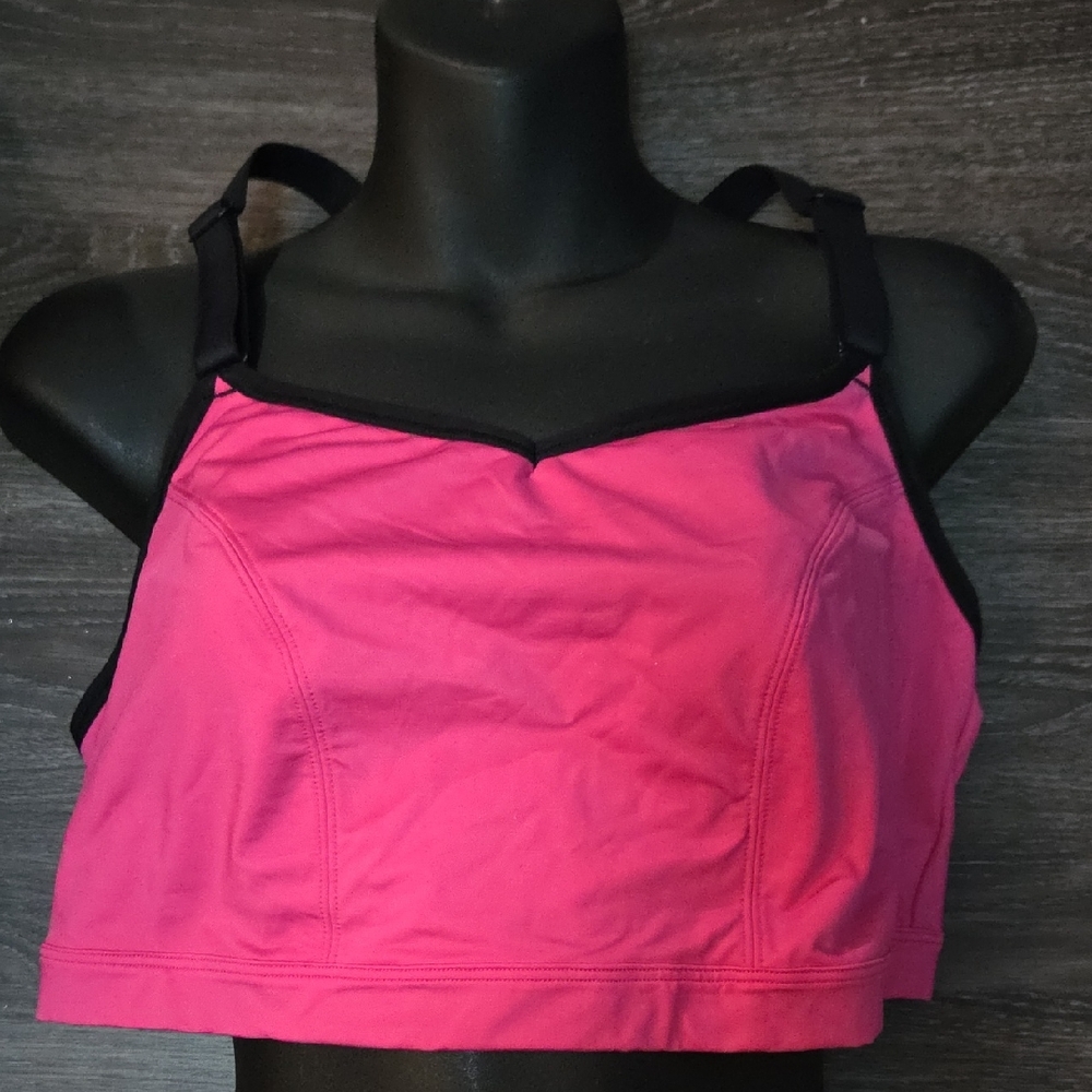 Livi By Lane Bryant Women's Pink Sports Bra Suze 14/16